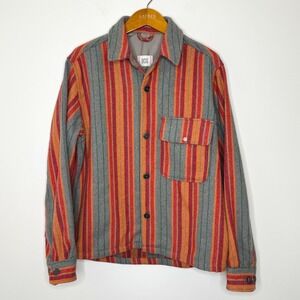BDG Urban Outfitters vertical striped indian blanket jacket/shacket‎